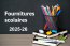 Listes des fournitures scolaires